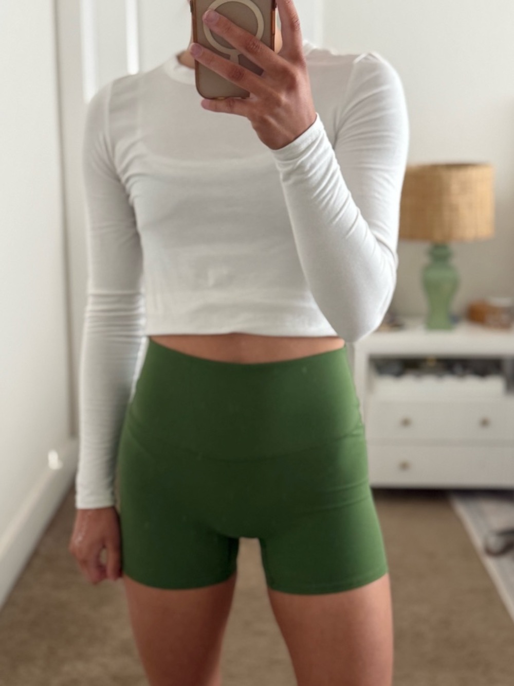 Amazon Biker Short Set Green Red